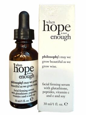 Philosophy When Hope Is Not Enough Serum 1 oz Full Size NIB Firming Vitamin C